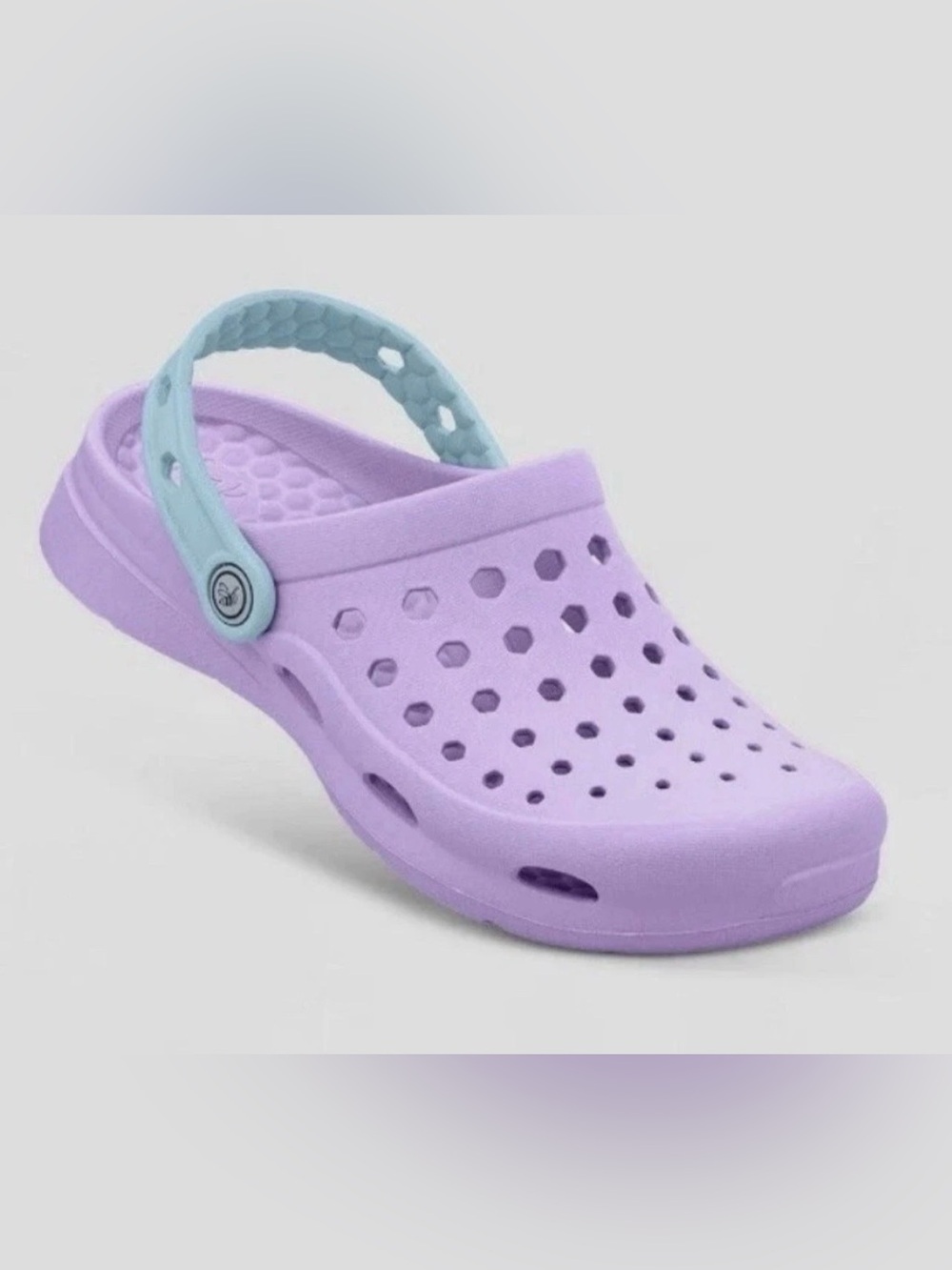 NWT Joybees Kids Size 3 Active Slip On Clog Girls Shoes Purple Blue Sandals